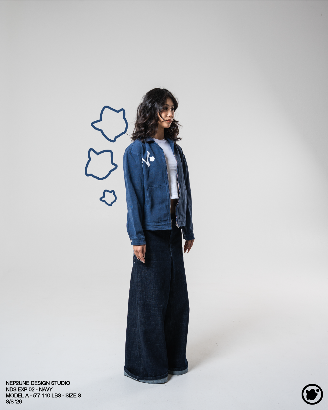 NDS EXP 02 ‘CANVAS JACKET’ NAVY