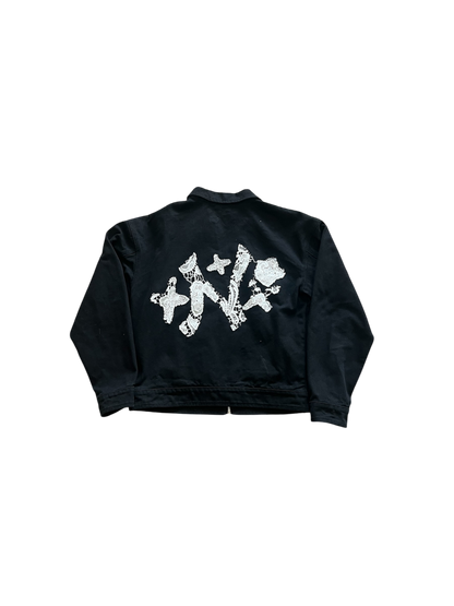 NDS EXP 02 ‘CANVAS LACE JACKET’ BLACK