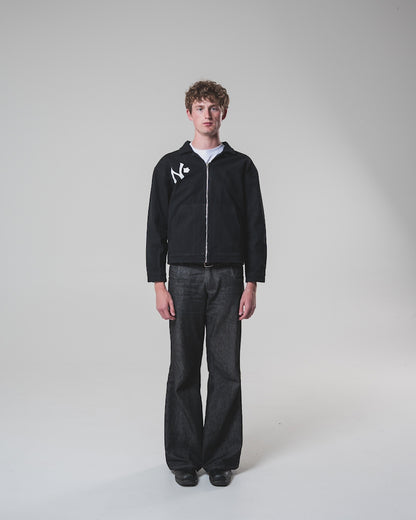 NDS EXP 02 ‘CANVAS LACE JACKET’ BLACK